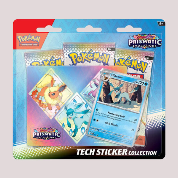 Pokémon - Prismatic Evolutions Tech Sticker Collection: Glaceon