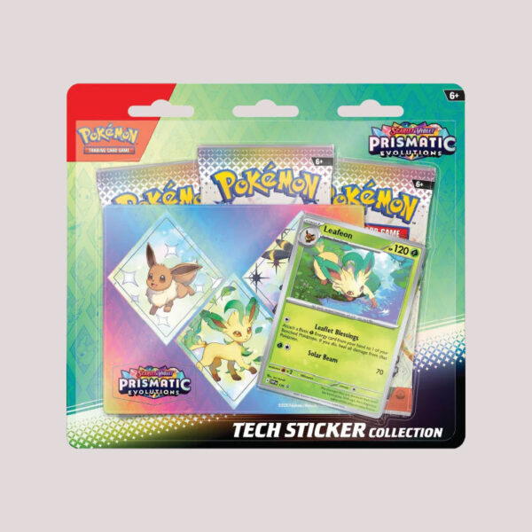 Pokémon - Prismatic Evolutions Tech Sticker Collection: Leafeon
